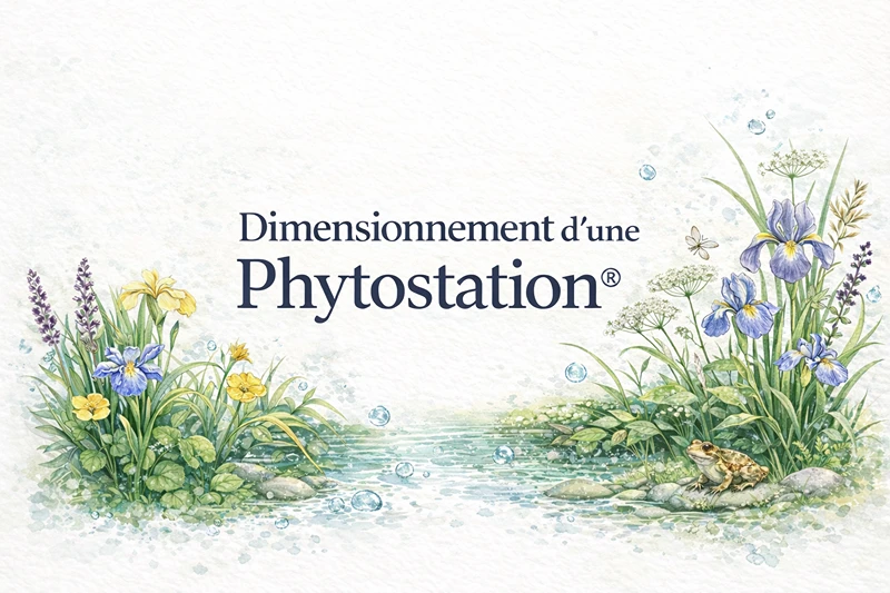 dimensionnement d'une phytostation assainissement écologique InphytO